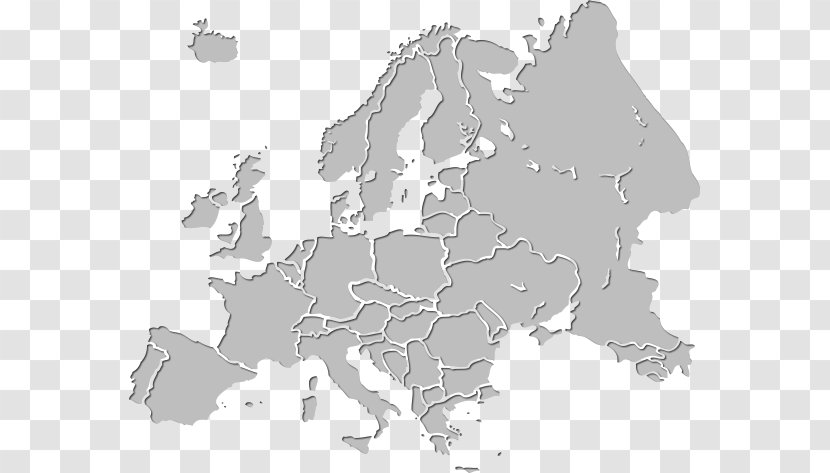 Europe World Map Vector Transparent PNG