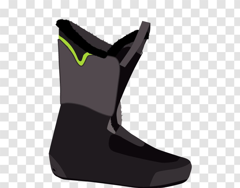 Boot Shoe - Black Transparent PNG