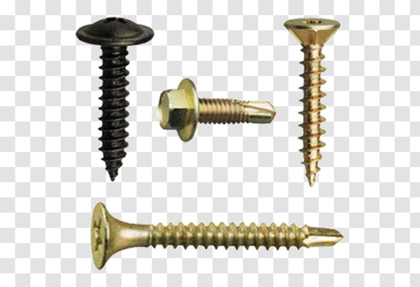 Self-tapping Screw Fastener Threading Bolt Transparent PNG