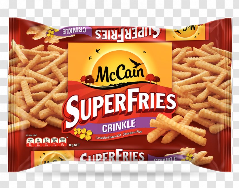 French Fries McCain Foods Crinkle-cutting Onion Ring - Vegetarian Food - Junk Transparent PNG