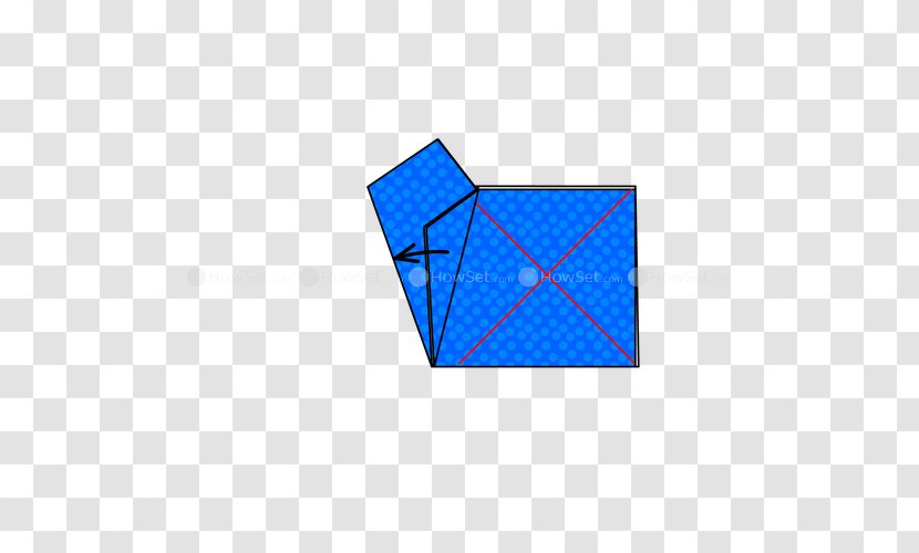 USMLE Step 3 Origami Triangle 1 Pattern - Blue - Paper Star Transparent PNG