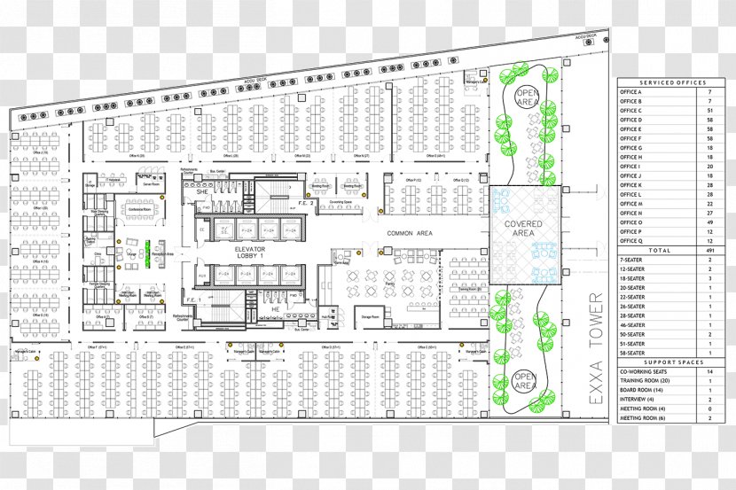 Floor Plan Residential Area Technical Drawing Product Architecture - Structure - Sm Aura Contact Number Transparent PNG