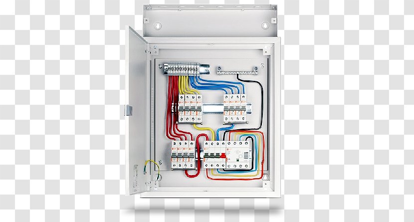 Circuit Breaker Distribution Board Electrical Wires & Cable Electric Power Busbar - Transformer - Switchgear Transparent PNG