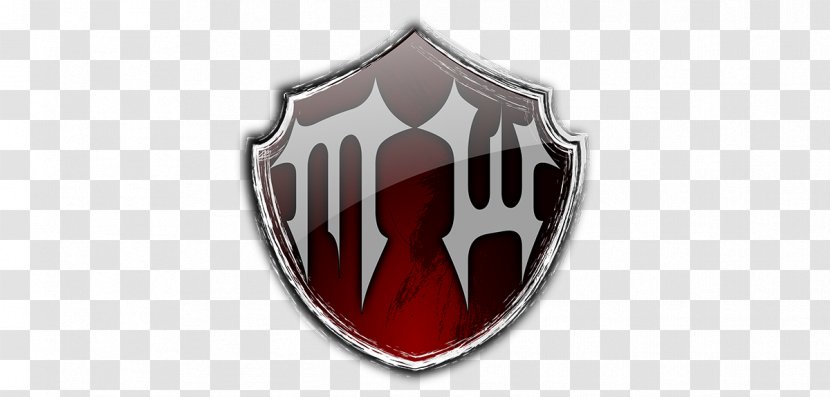 Emblem Logo Maroon - Shield - Get On My Lvl Transparent PNG