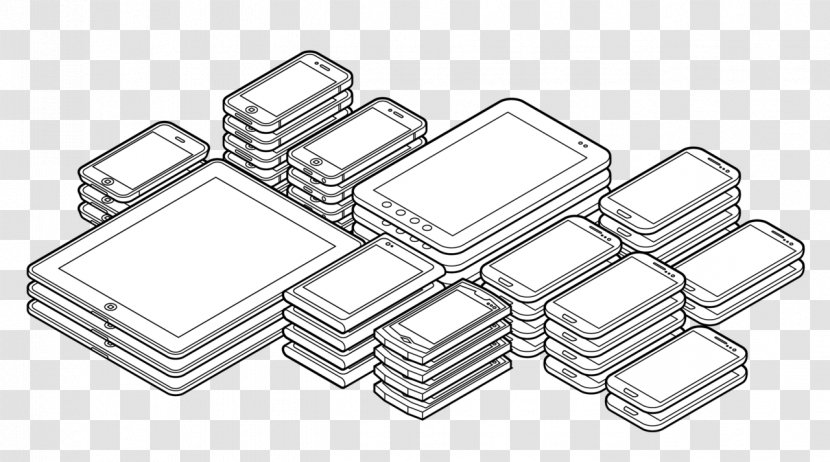 Car Drawing Line Angle - Auto Part - Isometric Phone Transparent PNG