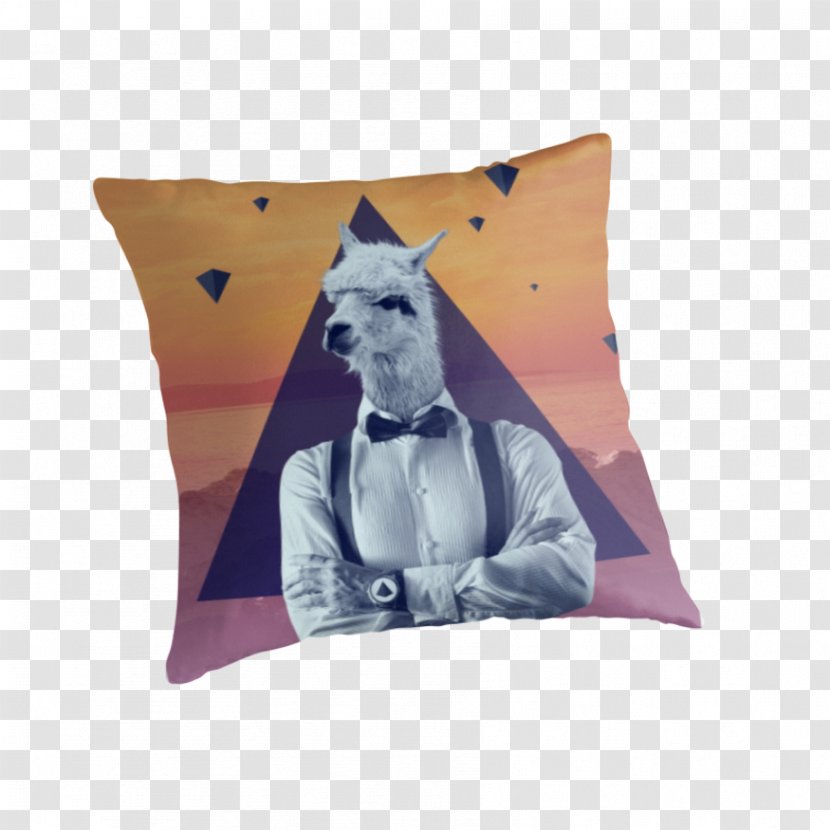 Throw Pillows Cushion Llama Laptop - Pillow Transparent PNG