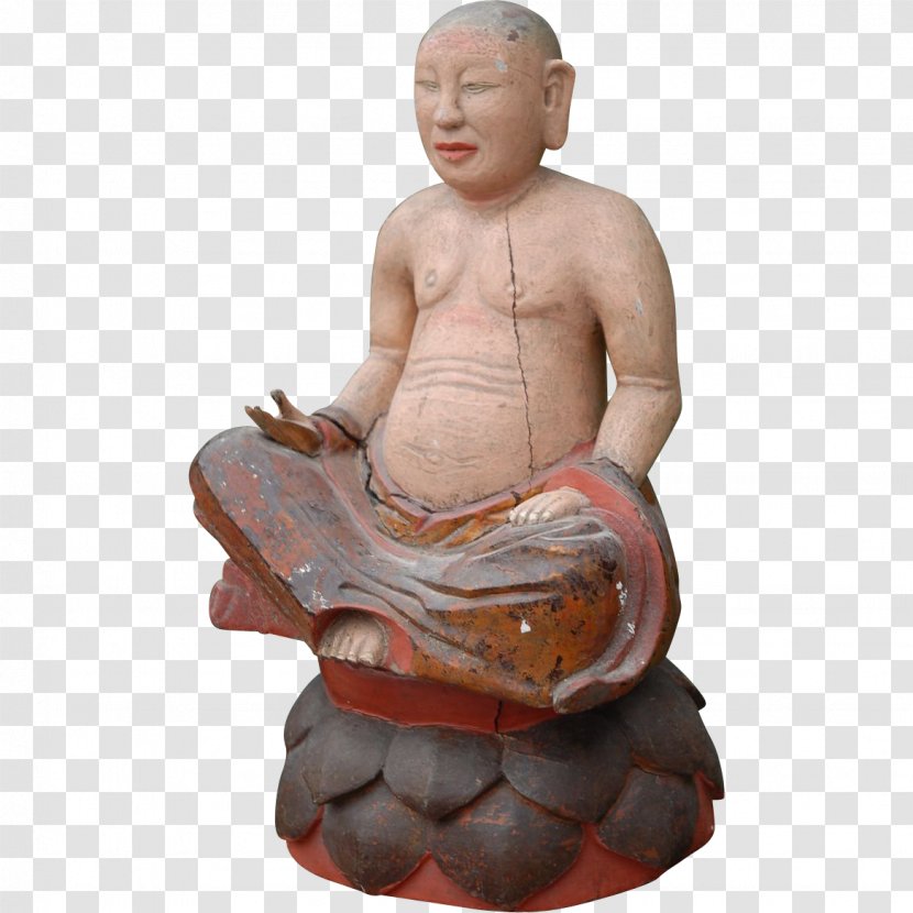 Wood Carving Sculpture Statue Art - Buddhist Monks Transparent PNG