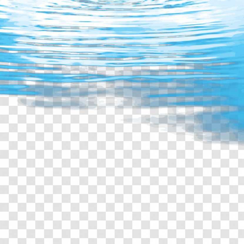 Sky Pattern - Texture - Blue Water Ripples Transparent PNG