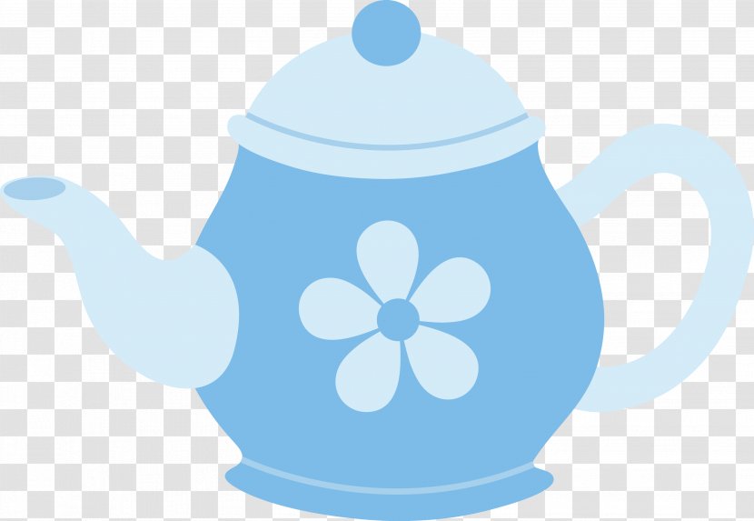 Kettle Teapot Blue Tableware Clip Art - Small Appliance - Serveware Transparent PNG