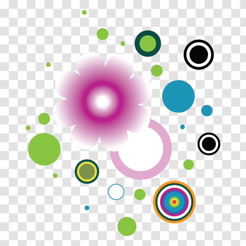 Flower Graphic Design - Violet Transparent PNG