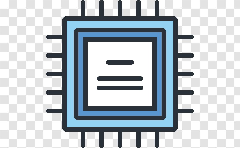 Central Processing Unit Integrated Circuits & Chips Computer Hardware - Rectangle - Chip Transparent PNG
