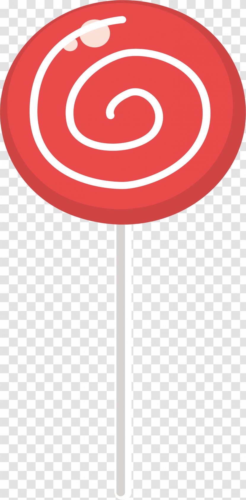 Lollipop Spiral - Text - Red Transparent PNG