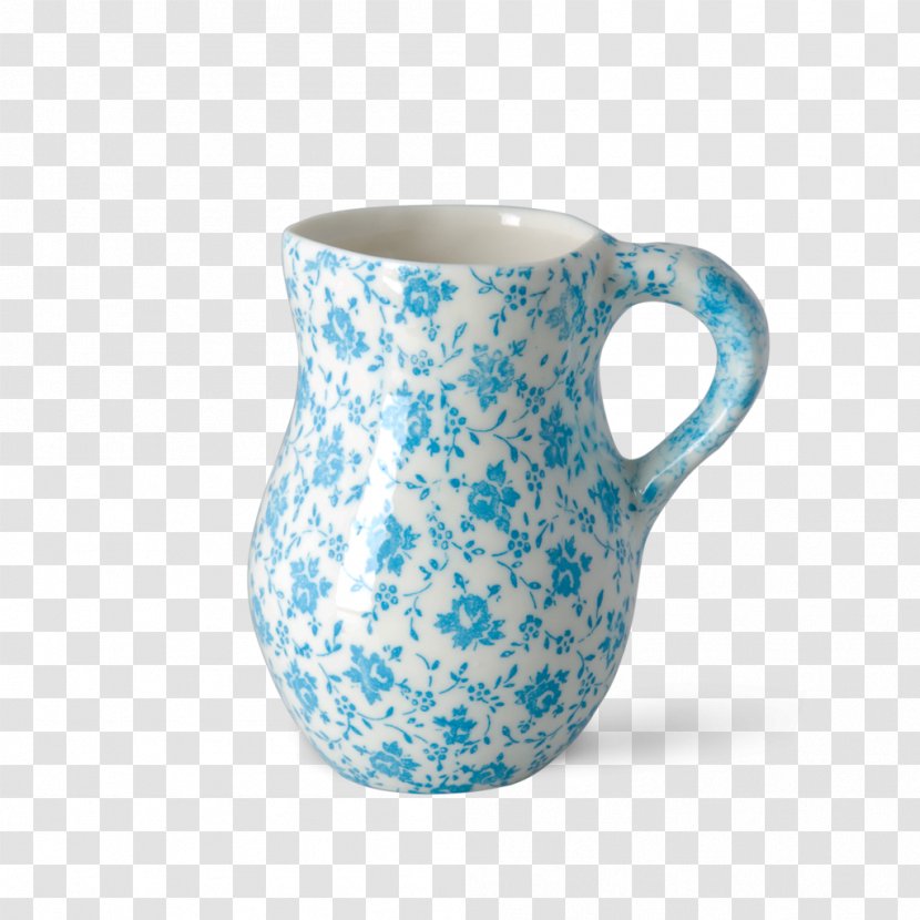 Jug Coffee Cup Ceramic Mug Pitcher - Turquoise Transparent PNG