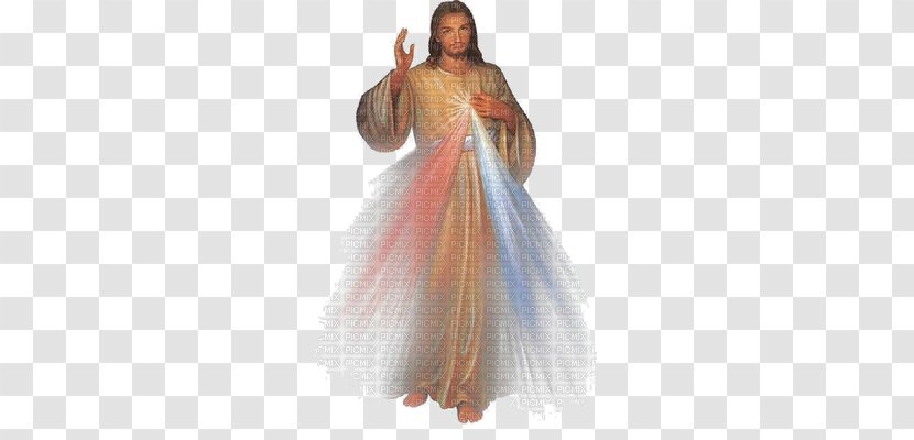 Divine Mercy Image Chaplet Of The Prayer - Faustina Kowalska - God Jesus Transparent PNG