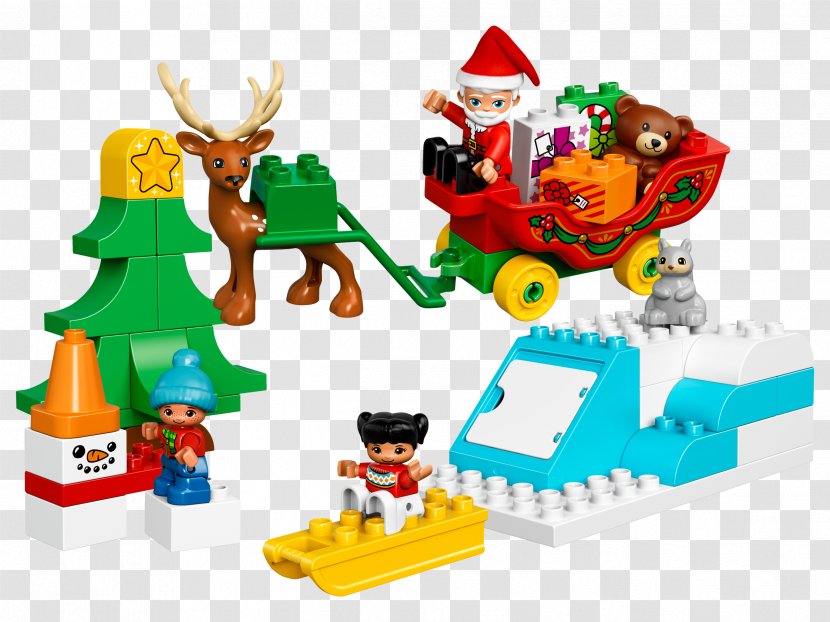 LEGO 10837 DUPLO Santa's Winter Holiday Lego Duplo Christmas Toy - Toys R Us Transparent PNG