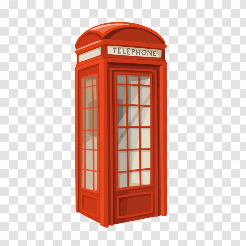 Big Ben Telephone Booth Red Box - London Phone Transparent PNG
