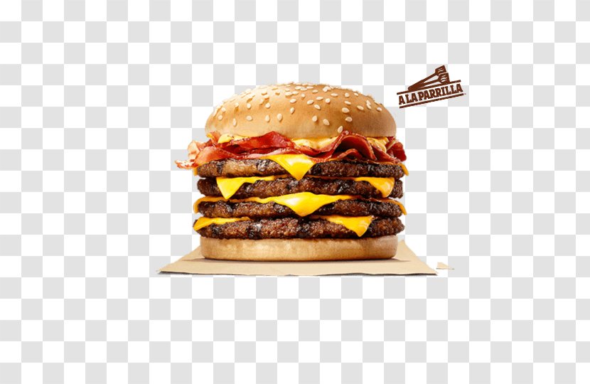 Whopper Hamburger Cheeseburger Bacon Barbecue - Meat Transparent PNG