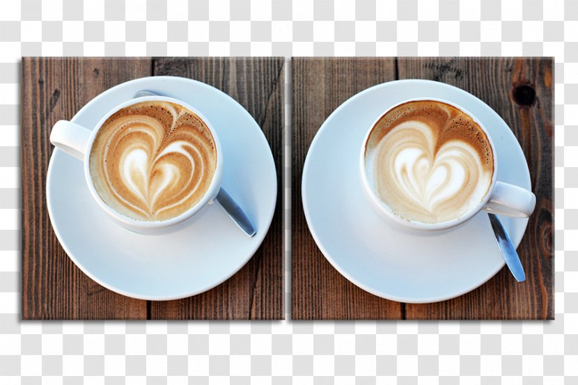 Latte Cappuccino Coffee Cup - Flat White Transparent PNG