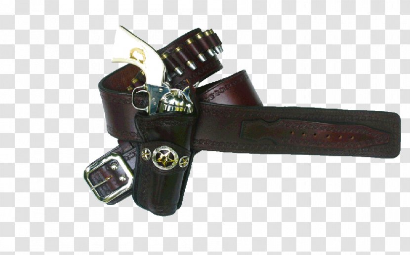 Gun Holsters Belt Firearm Leather Colt Single Action Army - Car Transparent PNG