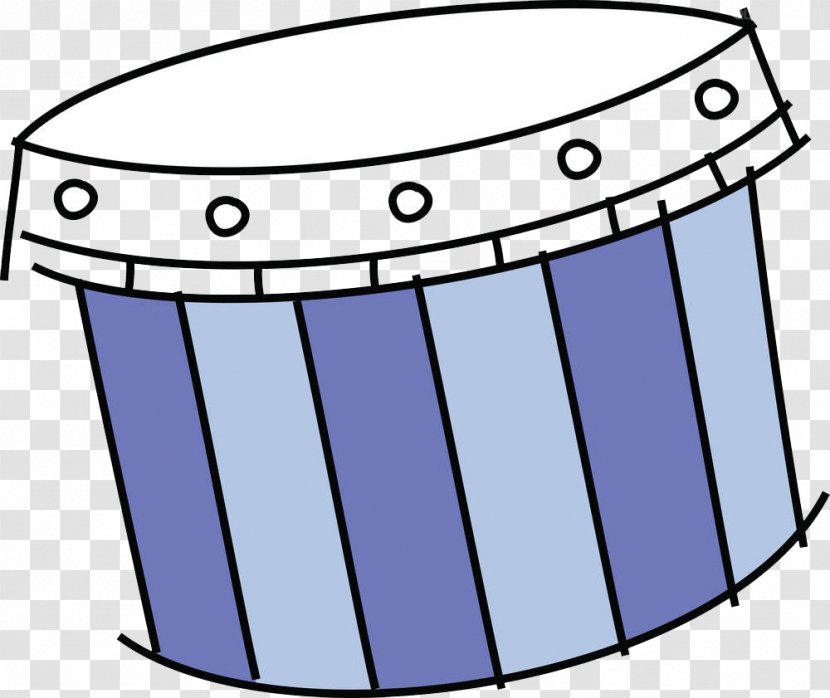 Drum Musical Instrument Clip Art - Watercolor - Blue Simple Drums Transparent PNG