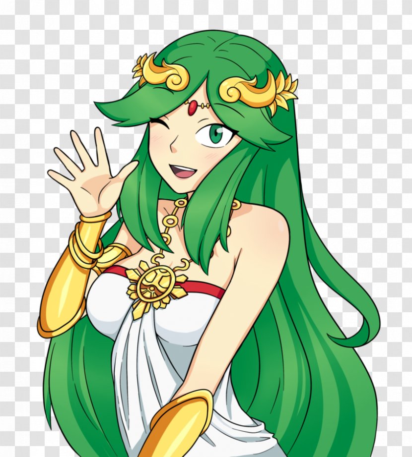 Kid Icarus: Uprising Super Smash Bros. For Nintendo 3DS And Wii U Palutena Fan Art - Frame - Cartoon Transparent PNG