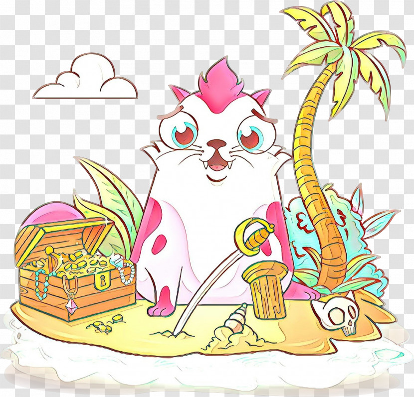 Cartoon Cat Transparent PNG