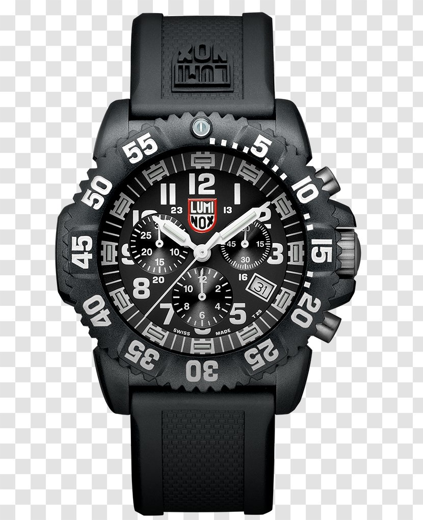 Luminox Navy Seal Colormark 3050 Series Watch Company Chronograph - Strap Transparent PNG