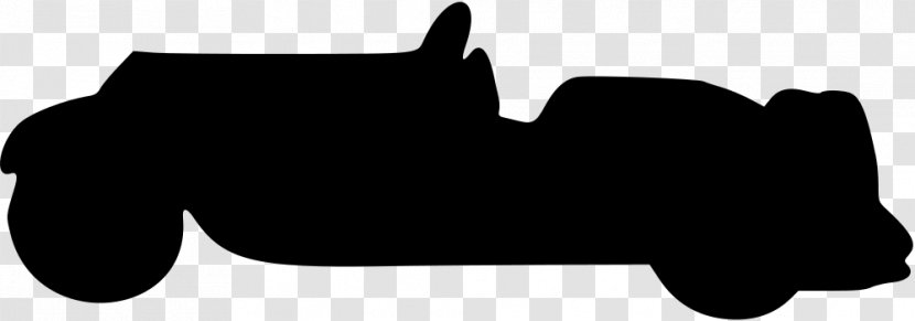 Cat Silhouette Car Black And White Clip Art - Paw Transparent PNG