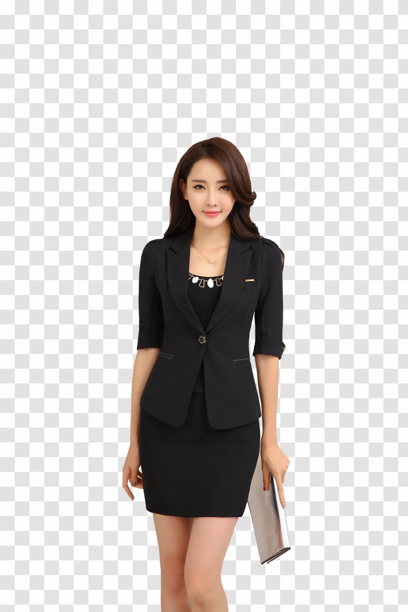 Woman Blazer Clothing - Jacket - Fashionable White-collar Women Transparent PNG