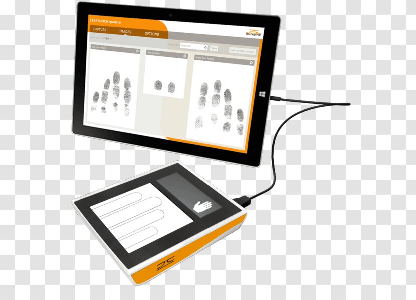 Fingerprint Inch Image Scanner Electronics Millimeter - Dynamic Ink Transparent PNG