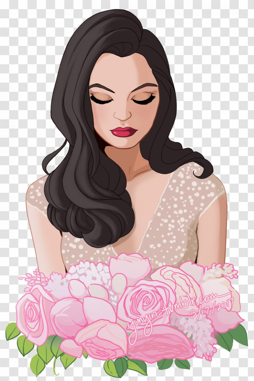 Model Beauty Art Woman - Flower Transparent PNG