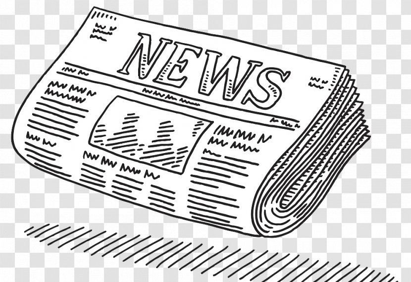 Drawing Newspaper Journalism Clip Art - Frame - A Pencil Illustration; Feature Transparent PNG