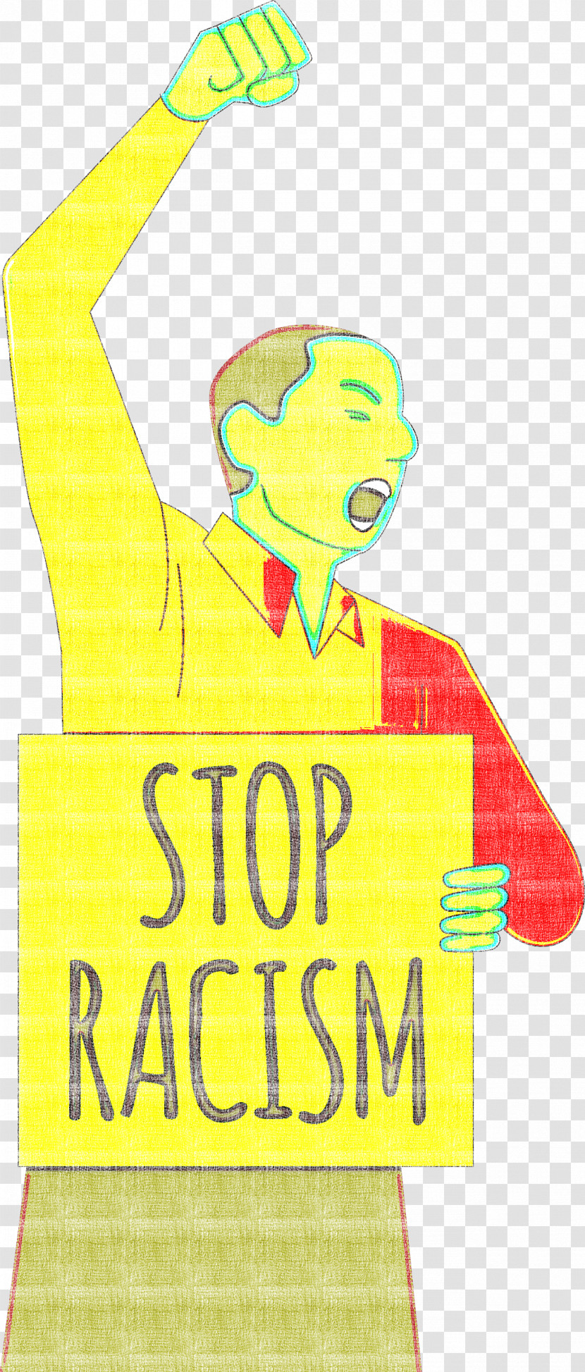 STOP RACISM Transparent PNG