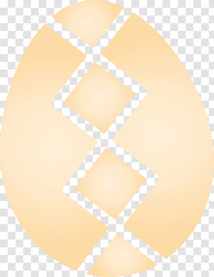 Yellow Beige Pattern Peach Circle Transparent PNG