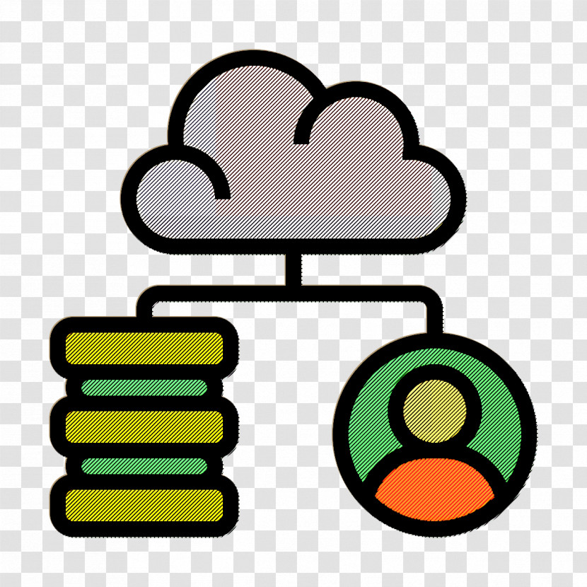 Big Data Icon Cloud Service Icon Account Icon Transparent PNG