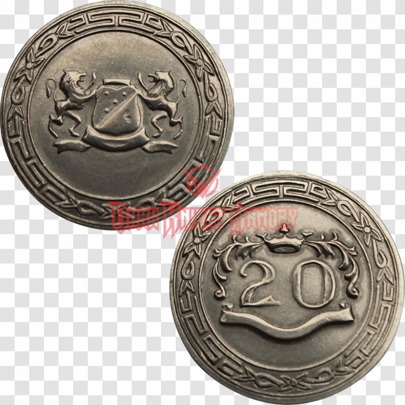 Coin Silver Medal Nickel Metal - Button Transparent PNG