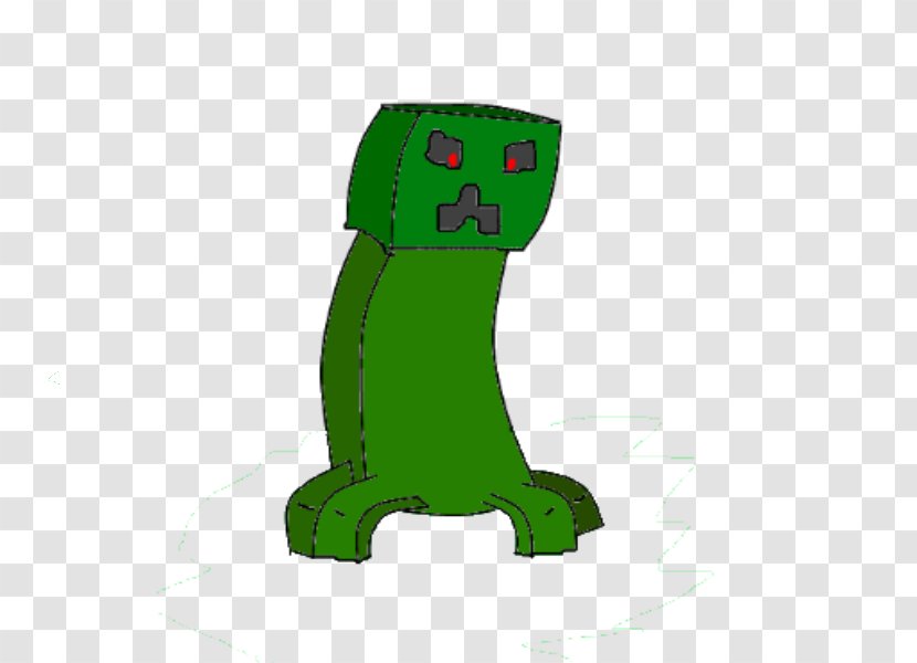 Amphibian Green - Fiction - Creeper Minecraft Transparent PNG