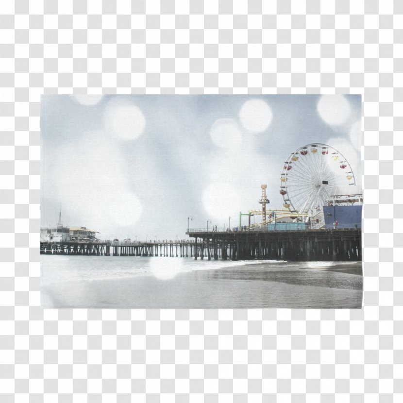 Santa Monica Pier Mug Douchegordijn Shower Curtain - Watch Transparent PNG