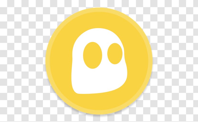 Emoticon Smiley Yellow - Frame - CyberGhost Transparent PNG