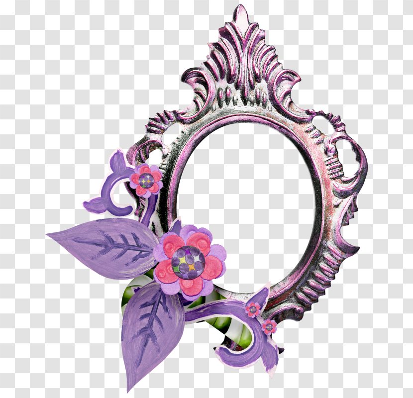 Picture Frame Mirror Decorative Arts - Flora - Mirrors Transparent PNG