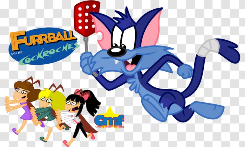 Furrball Cartoon Looney Tunes - Oggy And The Cockroaches Transparent PNG