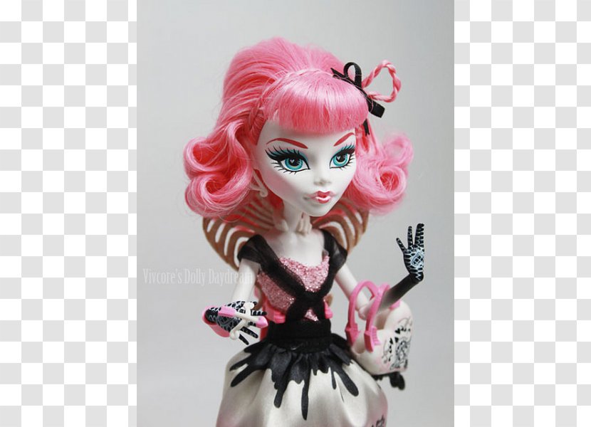 Barbie Monster High Doll OOAK Repaint Transparent PNG