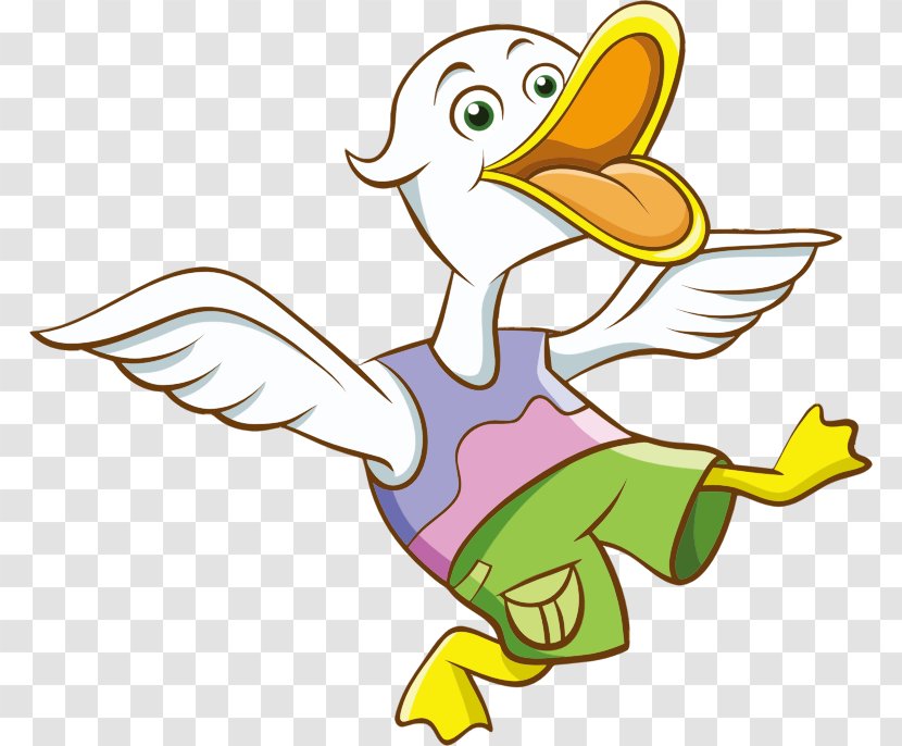 Donald Duck Cartoon Clip Art - Water Bird - DUCK Transparent PNG