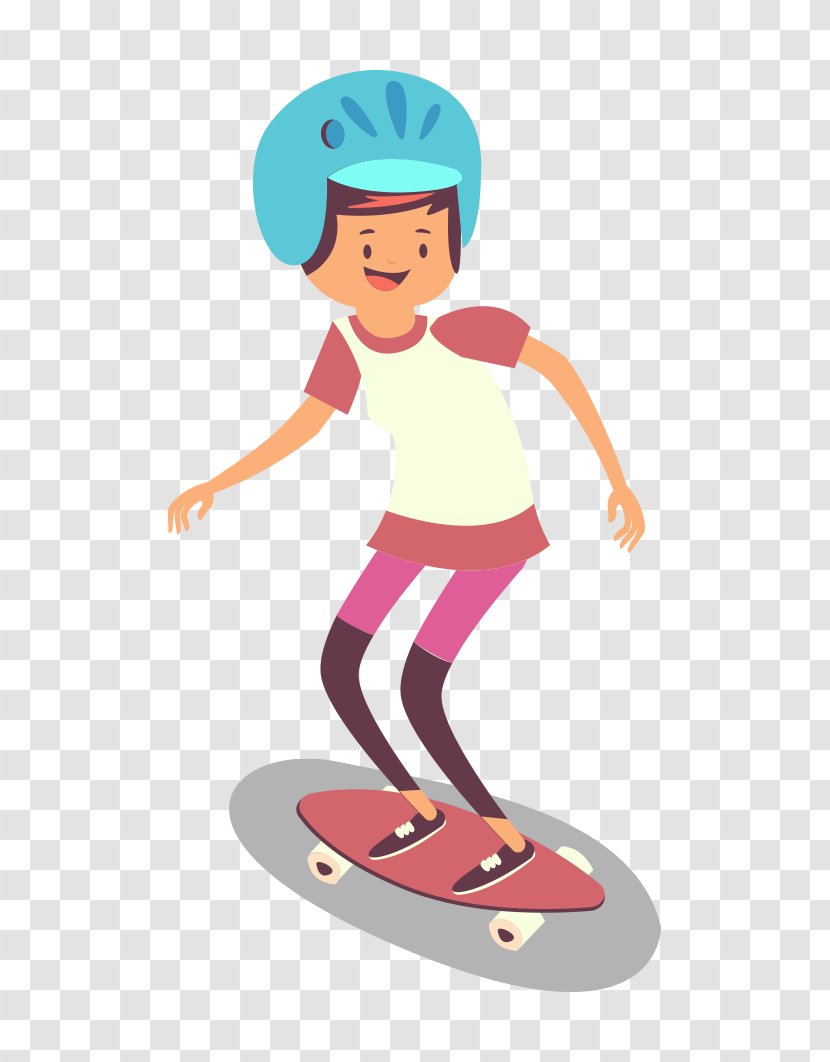 Vector Female Skateboard - Tree - Heart Transparent PNG