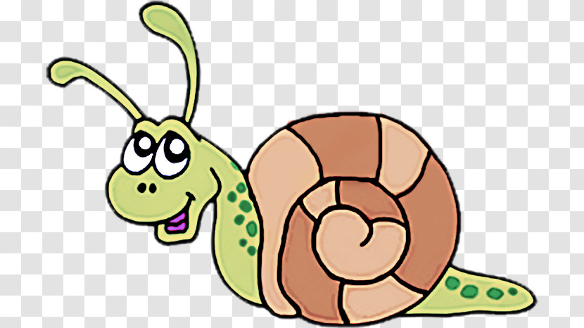 Cartoon Snails And Slugs Animal Figure Snail Insect Transparent PNG