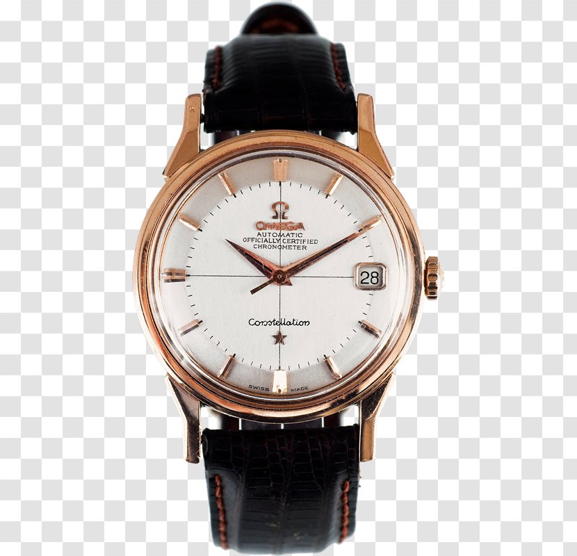 Automatic Watch Tissot Clock Movement - Brown - Reloj Transparent PNG