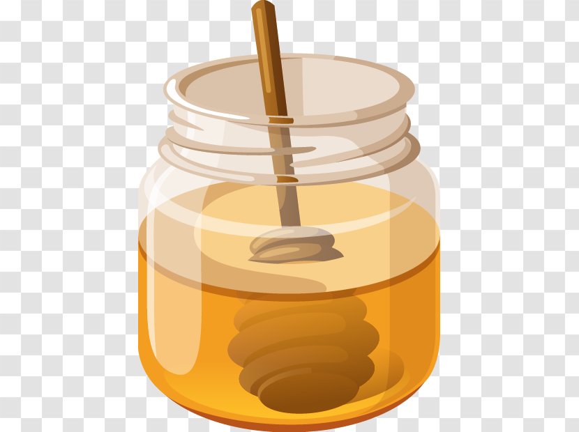 Honey Drawing Vecteur - Mason Jar - Cartoon Exquisite Transparent PNG