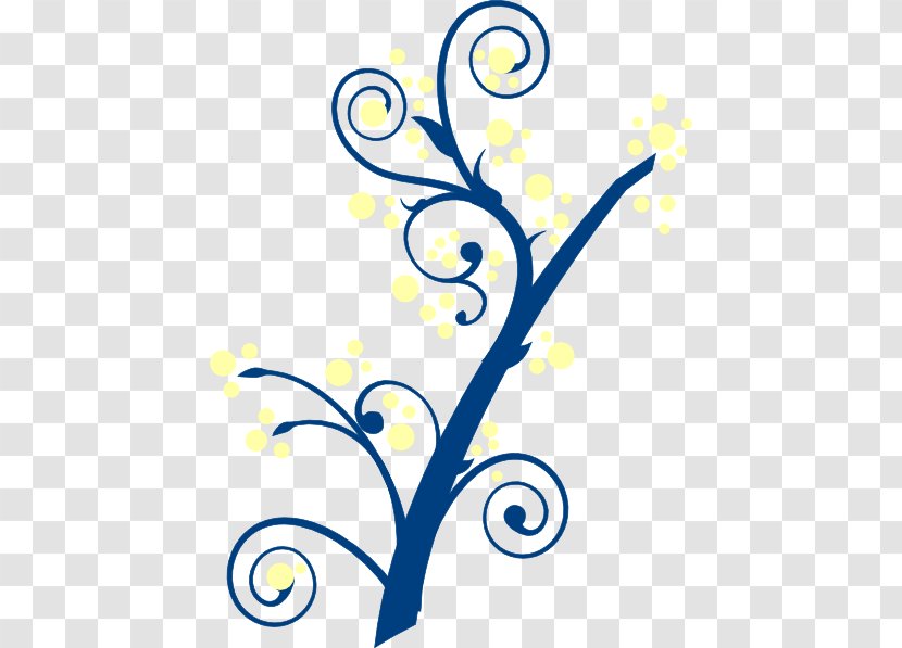 Branch Tree Twig Clip Art - Yellow Transparent PNG