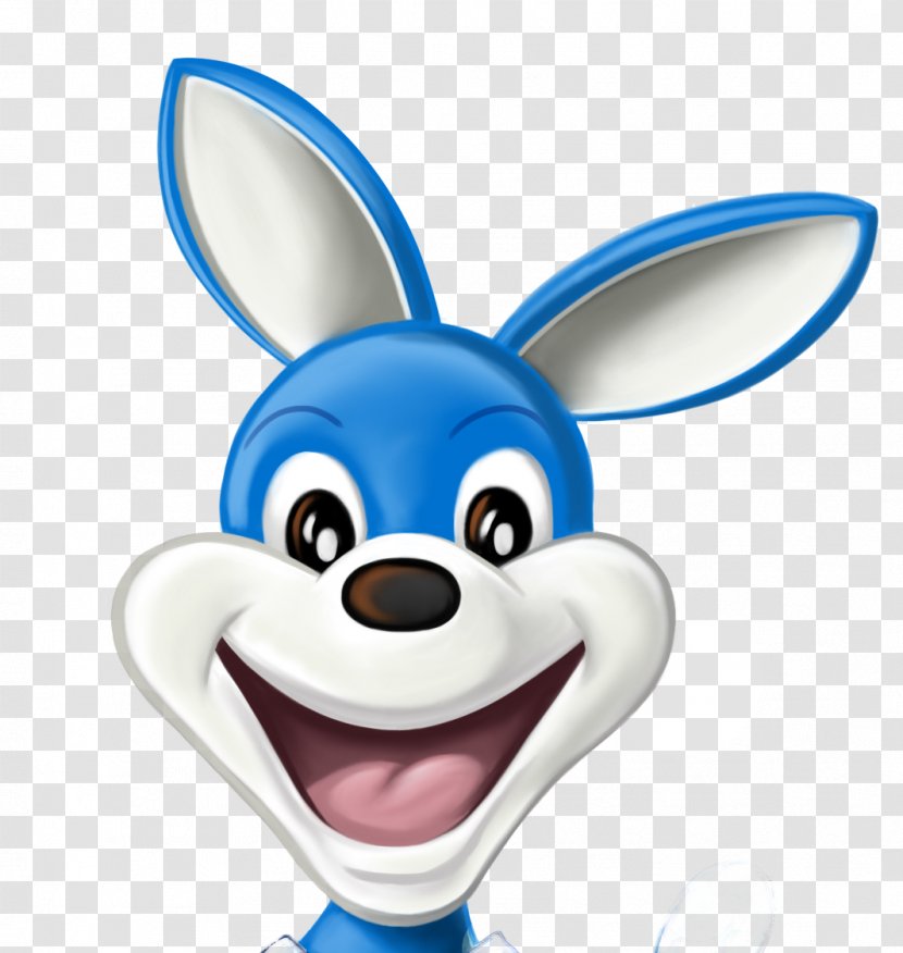 Easter Bunny Kangaroo Thumb Signal Animal - Rabits And Hares Transparent PNG