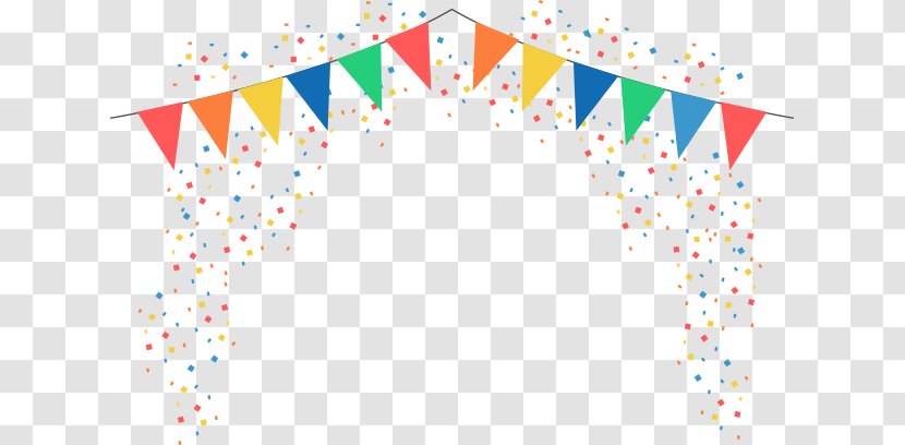 Confetti Stock Photography Bunting Party Flag Transparent PNG